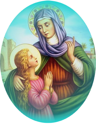 Le Saint du Mois de Juillet - Sainte Anne - Glorieuse