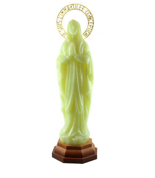 Notre dame lourdes  lumineuse  (30 cm)