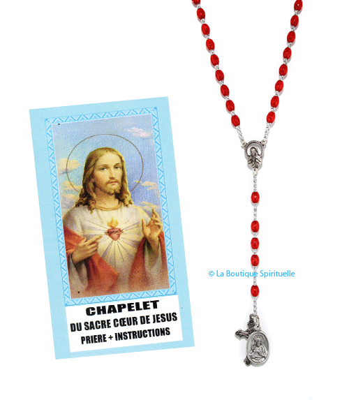 Chapelet sacré-coeur de jésus