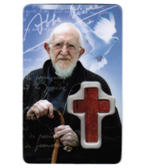 Carte de priere abbé pierre