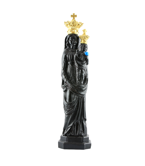 Vierge noire couronnée (24 cm)