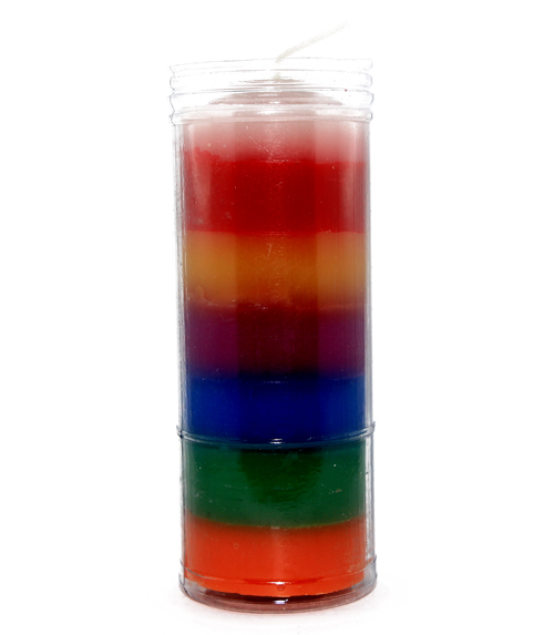 Bougie 7 couleurs - 7 pouvoirs (emballage plastique)