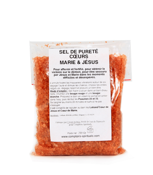 Sel de pureté saints coeurs marie & jésus