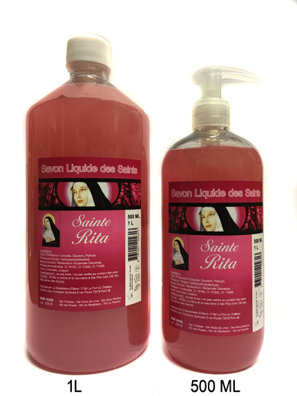 savon liquide Sainte Rita ( 500ml )