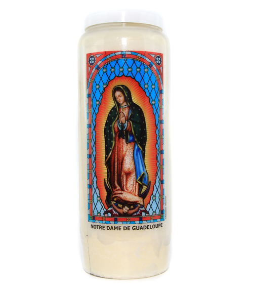 Bougie notre dame de Guadalupe