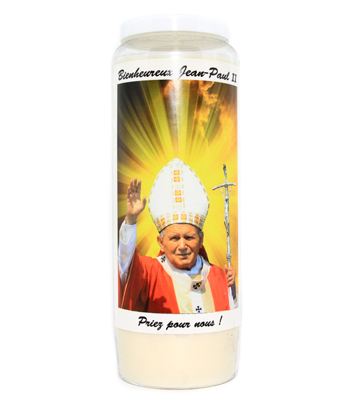 Bougie saint jean-paul II