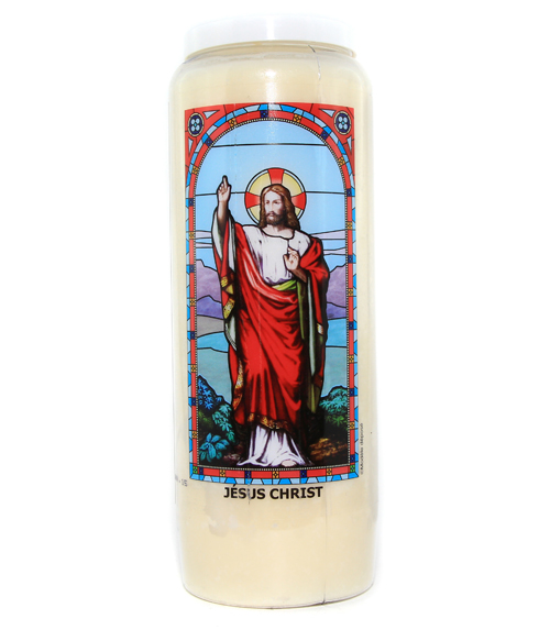 Bougie saint jésus-christ