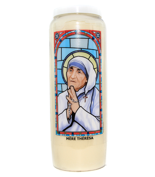 Bougie sainte mère teresa
