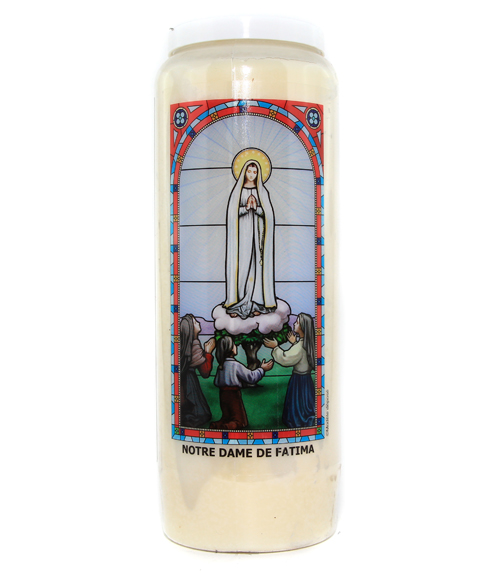 Bougie notre dame de fatima