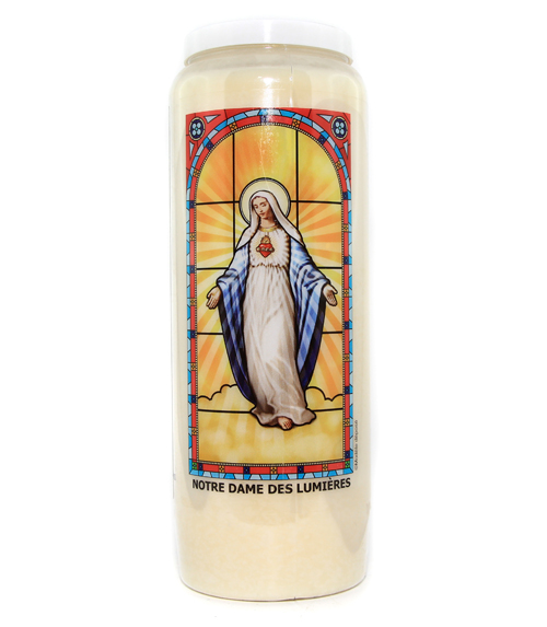 Bougie notre dame de la lumière