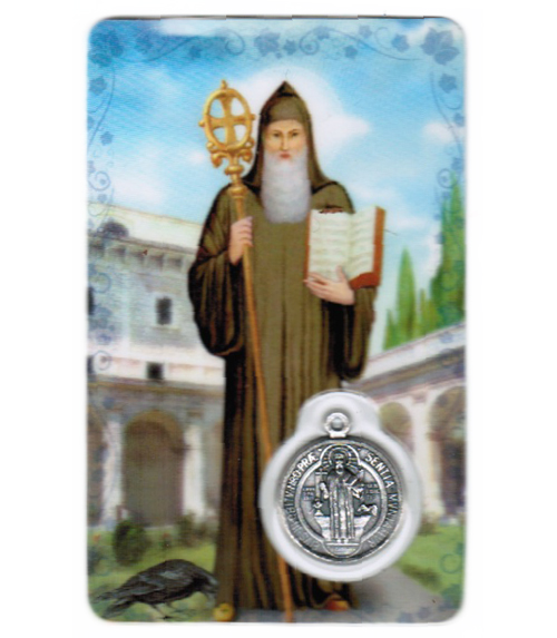 Carte de priere saint benoît