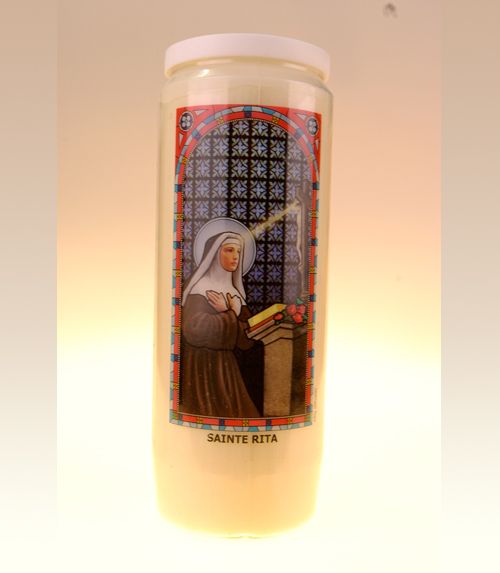Bougie sainte rita