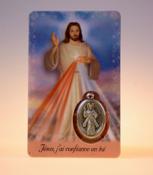 Carte de priere j�sus mis�ricorde