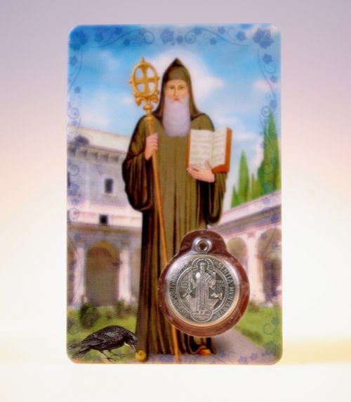 Carte de priere saint beno�t