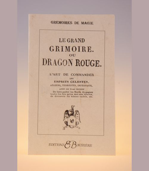 Le grand grimoire ou dragon rouge