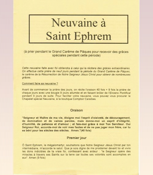 Neuvaine Saint Ephrem (1)