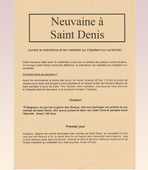 Neuvaine Saint Denis