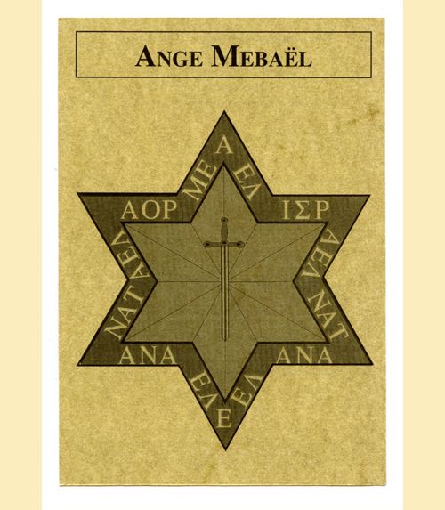 Pentacle ange mébael 