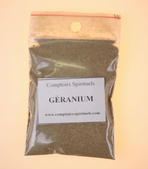 Poudre géranium