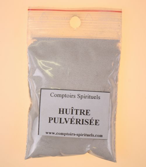 Poudre huître pulvérisée