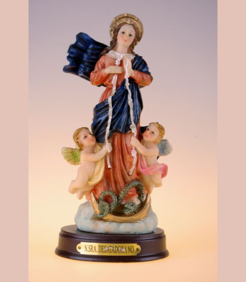 Statue marie qui d�fait les noeuds (25 cm)