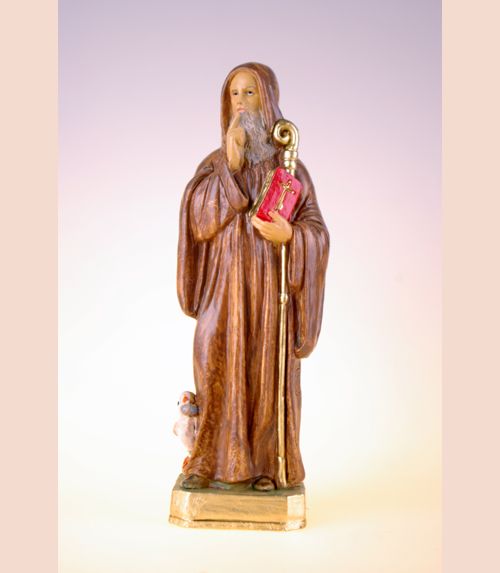 Statue de saint benot 20CM